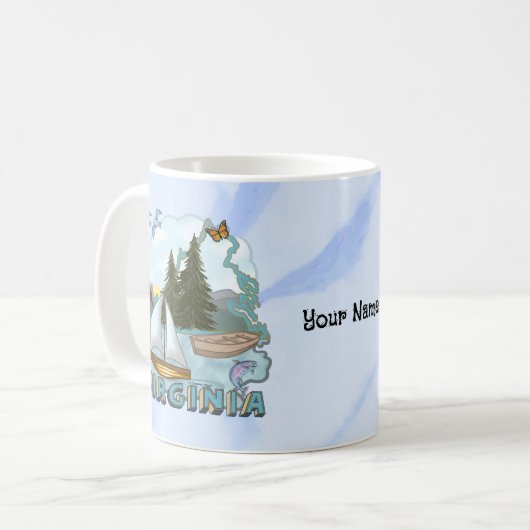 Mug Virginie (Devant gauche)