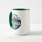 Mug Virginie, États-Unis d'Amérique (Devant gauche)