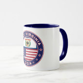 Mug Virginie-Occidentale (Devant droit)