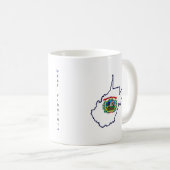 Mug Virginie-Occidentale (Devant droit)