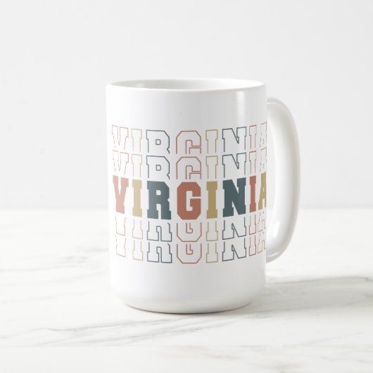 Mug Virginie-Occidentale (Devant droit)