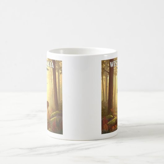 Mug Virginie-Occidentale vintage (Centre)