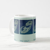 Mug Virgo Constellation Astrologie Zodiaque Vintage (Devant gauche)