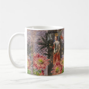 Mug Virgo Femme Astrologie Whimsical Portrait