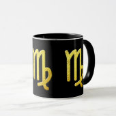 Mug Virgo Gold (Devant droit)