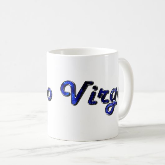 Mug Virgo in Sapphire Gemstone (Devant droit)