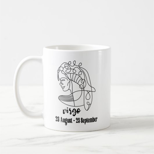 Mug Virgo, Zodiac (Gauche)