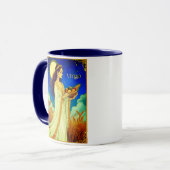 Mug Virgo Zodiac Beauty Under a Night Sky (Devant gauche)