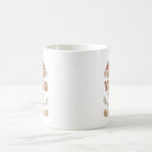 Mug Virgo Zodiac Super Retro Floral Arc-en-ciel (Centre)