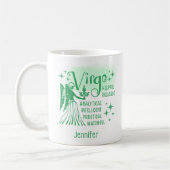 Mug Virgo Zodiac Traits personnalisés Horoscope (Gauche)