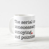 Mug Virgule Anti-Périodique (Devant gauche)