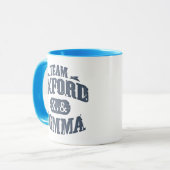 Mug Virgule d'équipe (Devant gauche)