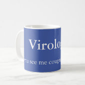 Mug Virologue et toux (Devant gauche)