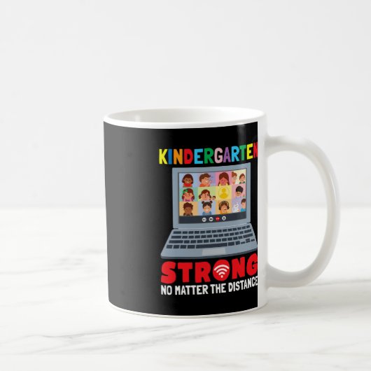 Mug Virtual Kindergarten Fun 100 jours d'enseignement (Droite)