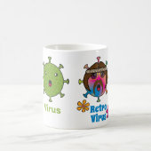 Mug Virus et rétrovirus amusant (Centre)