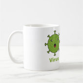 Mug Virus et rétrovirus amusant (Gauche)