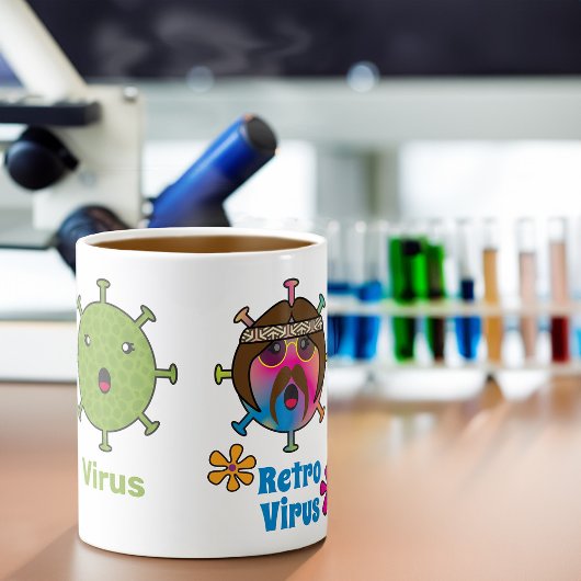 Mug Virus et rétrovirus amusant