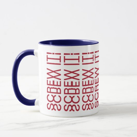 Mug Vis-Le ! AmericanHidden Message 150R Citation drôl (Gauche)