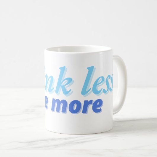 Mug Vis Plus, Stress Moins" (Devant droit)