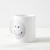 Mug Visage 2 de boule de golf (Devant gauche)