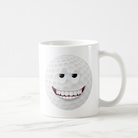 Mug Visage 2 de boule de golf (Droite)
