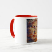 Mug Visage Abstrait (Devant gauche)
