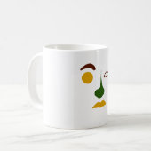 Mug Visage Abstrait Sans Titre : Tropical (Devant gauche)