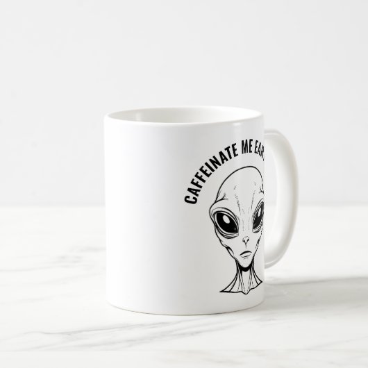 Mug Visage Alien (Devant droit)
