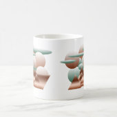Mug Visage Alien dans l'art spatial abstrait (Centre)