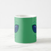 Mug Visage Alien de dessin convivial (Centre)