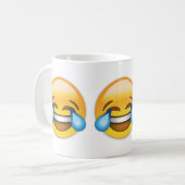 Mug Visage avec des larmes de joie Emoji (Devant gauche)