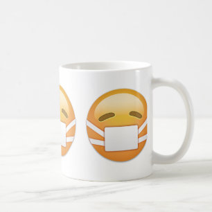Mug Visage avec le masque Médicale Emoji