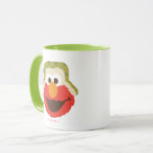 Mug Visage boisée d'Elmo (Devant gauche)