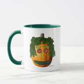 Mug Visage Citrouille non coupé (Gauche)