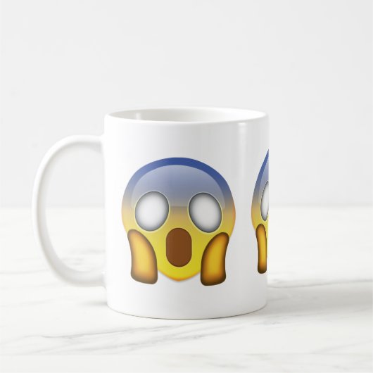 Mug Visage criant dans la crainte Emoji (Gauche)