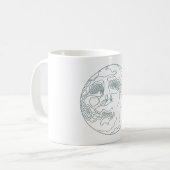 Mug visage dans la lune (Devant gauche)