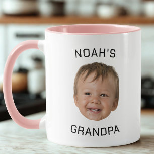 Mug Visage de bébé personnalisé Grand-papa