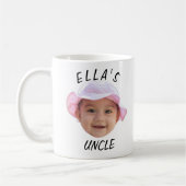 Mug Visage de bébé personnalisé Photo Texte Nouvel Onc (Gauche)