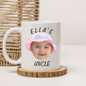 Mug Visage de bébé personnalisé Photo Texte Nouvel Onc