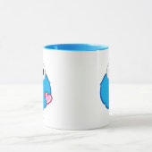 Mug Visage de biscuits lancer un baiser (Centre)