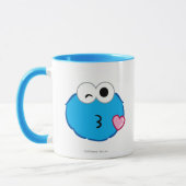Mug Visage de biscuits lancer un baiser (Gauche)