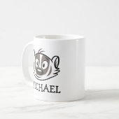 Mug Visage de blaireau de boomer du raton laveur | de (Devant gauche)