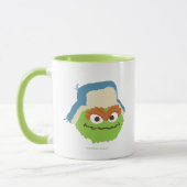 Mug Visage de bois d'Oscar le Grouch (Gauche)