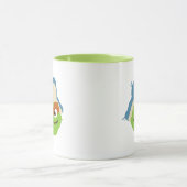 Mug Visage de bois d'Oscar le Grouch (Centre)