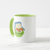 Mug Visage de bois d'Oscar le Grouch (Devant gauche)