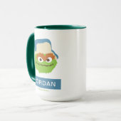 Mug Visage de bois d'Oscar le Grouch (Devant gauche)