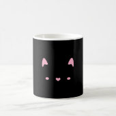 Mug Visage de chat cils chaton amoureux chats mignons (Centre)