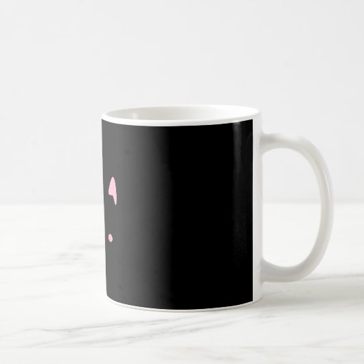 Mug Visage de chat cils chaton amoureux chats mignons (Droite)