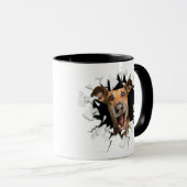 Mug visage de chien de Fanny (Devant droit)