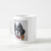 Mug Visage de chiot de caniche de Parti de jouet (Devant gauche)